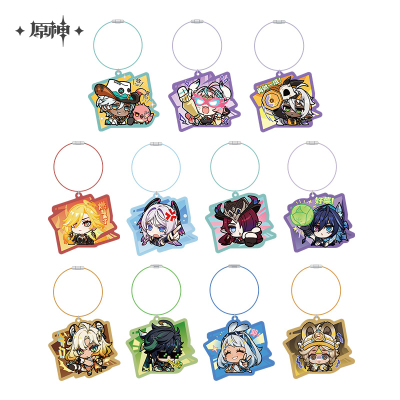 Chibi Emoticon Series Acrylic Keychain (Natlan)