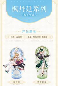 Character Acrylic Stand (枫丹廷主题系列) (5)