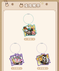 Chibi Emoticon Series Acrylic Keychain (Natlan) (7)