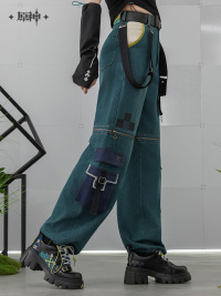 Kinich Impression Series Detachable Cargo Jeans (3)