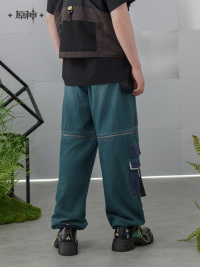 Kinich Impression Series Detachable Cargo Jeans (4)