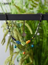 Kinich Impression Series Double-Layer Short Necklace (4)