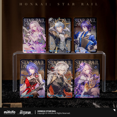Flowing Glitter Acrylic Ornament (星铁LIVE系列)