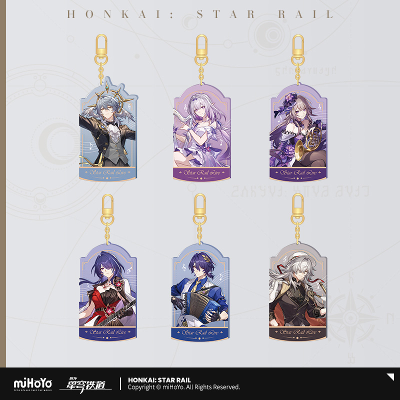 Acrylic Keychain (星铁LIVE系列)
