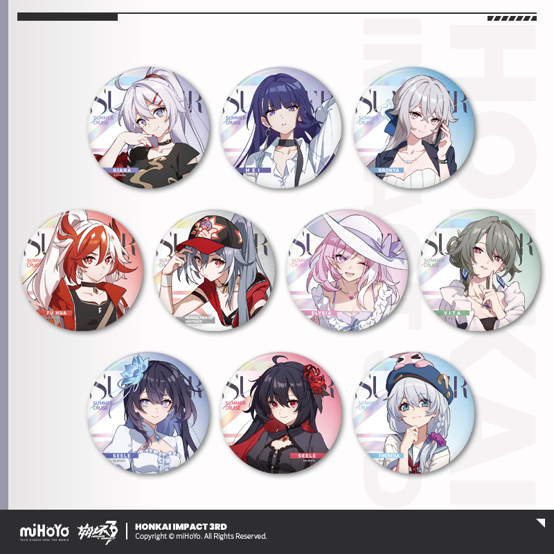 Tinplate Badge Vol. 5 (悠游夏日系列)