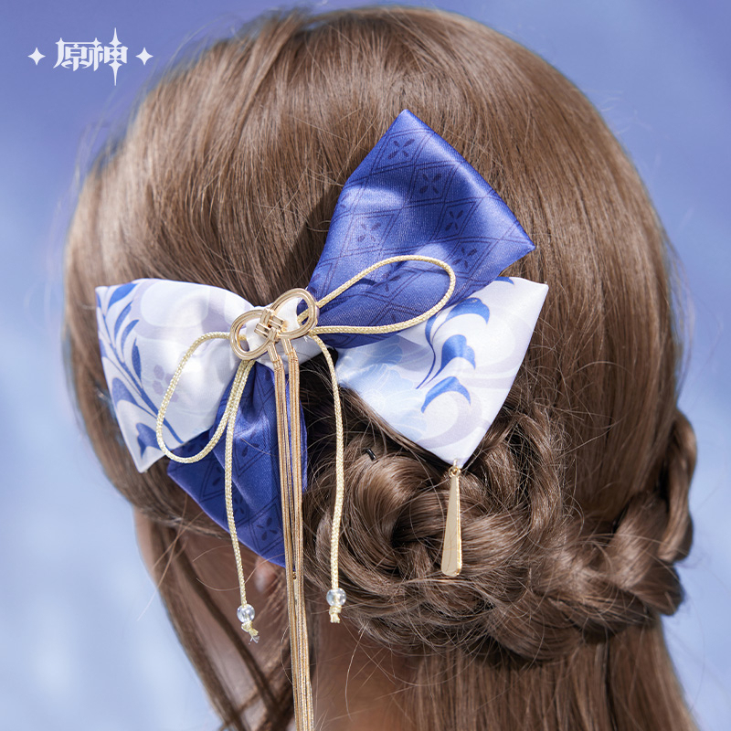 Kamisato Ayato Impression Series Bow Hair Accessory Charm
