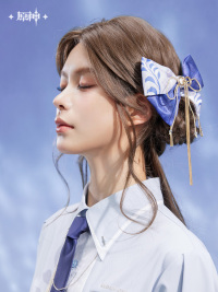 Kamisato Ayato Impression Series Bow Hair Accessory Charm (6)