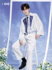Kamisato Ayato Impression Series Wide-Sleeve Lapel Jacket (2)