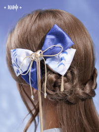Kamisato Ayato Impression Series Bow Hair Accessory Charm (3)