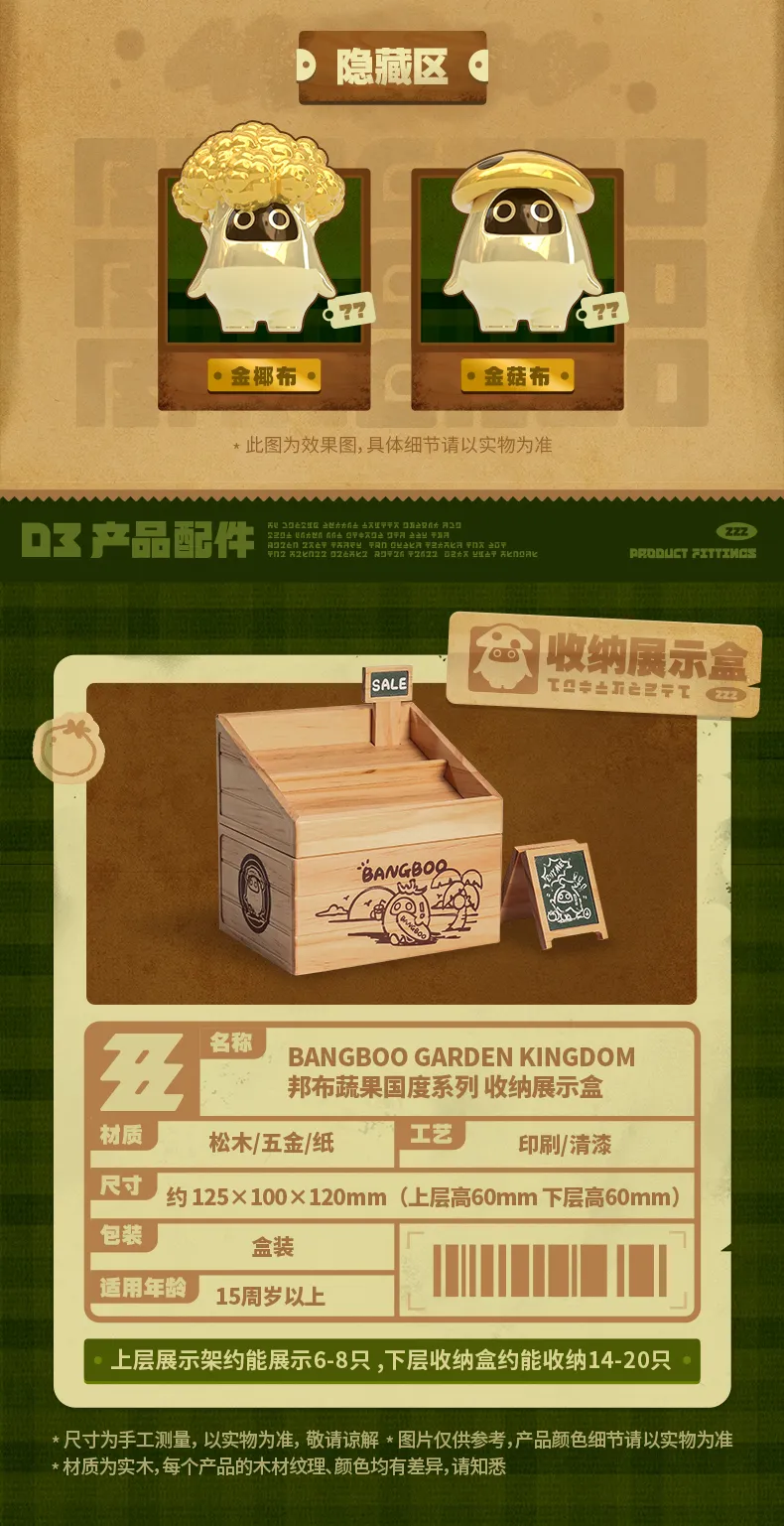 Zenless Zone Zero Bangboo Fruit and Vegetable Kingdom Mini Blind Box