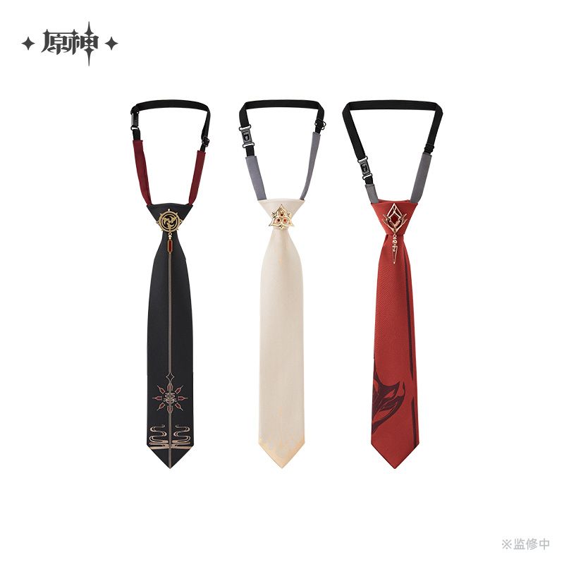 Frost and Flame Series Pre-Tied Necktie