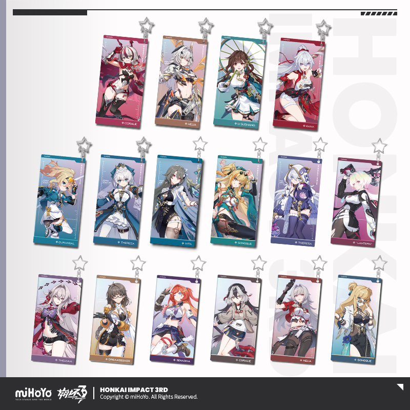Acrylic Keychain (第二部角色立绘系列)