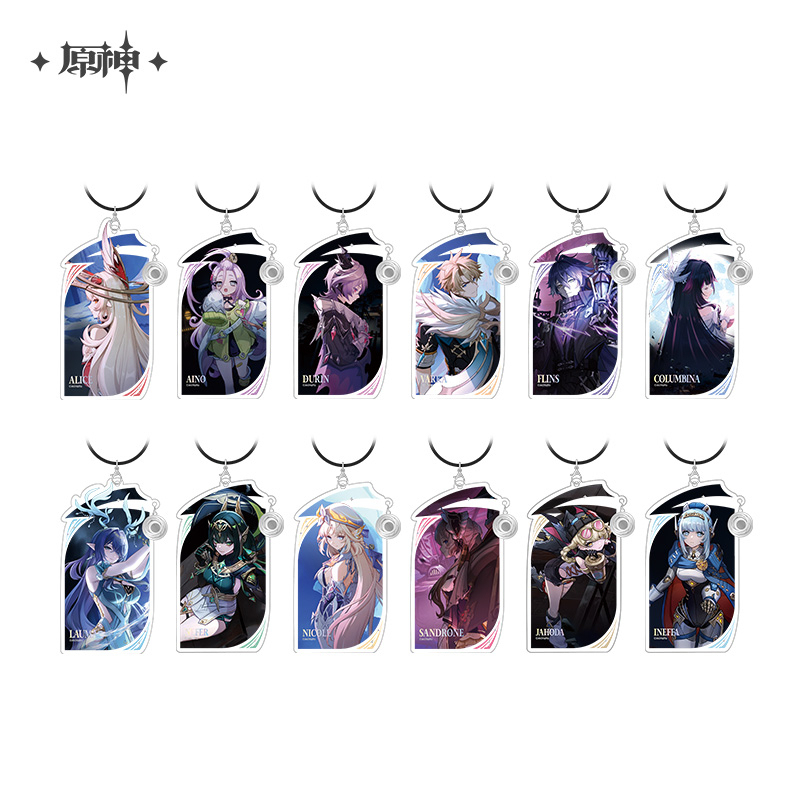 Genshin Impact Song of the Welkin Moon Themed Series 2-Way Acrylic Keychain Stand