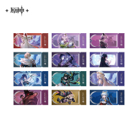 Genshin Impact Song of the Welkin Moon Themed Series Laser Ticket Blind Box
