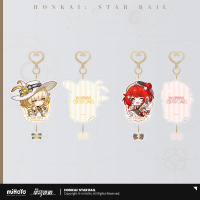 Express Travelogue Series Chibi Acrylic Keychain - Tribbie, Aglaea (3)