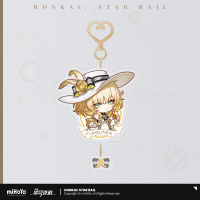 Express Travelogue Series Chibi Acrylic Keychain - Tribbie, Aglaea (4)