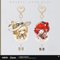 Express Travelogue Series Chibi Acrylic Keychain - Tribbie, Aglaea