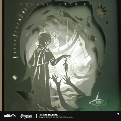 Anaxa Paper-Cut Lamp (思想实验主题)