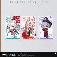Chibi Portrait Laser Collectible Card (美味齐享系列) - Moze, Feixiao, Jiaoqiu (2)