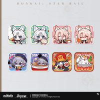 Chibi Emote Tinplate Badge (美味齐享系列) - Owlbert, Pom-Pom