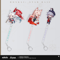 Chibi Portrait Acrylic Photo Prop Stick (美味齐享系列) - Moze, Feixiao, Jiaoqiu (2)