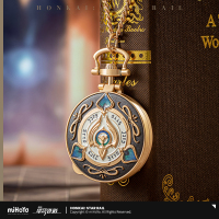 Aventurine Pocket Watch-Style Metal Keychain (4)