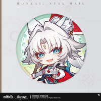 Chibi Portrait Tinplate Badge (美味齐享系列) - Moze, Feixiao, Jiaoqiu (3)