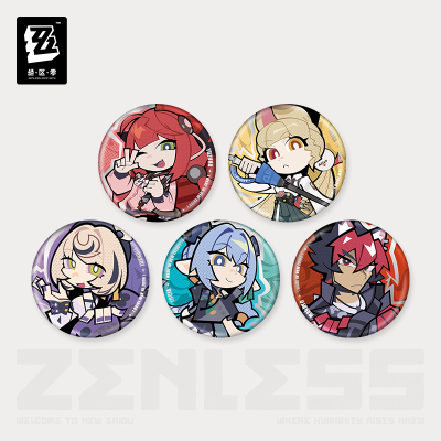 Chibi Tinplate Badge (丽都系列) (Spook Shack)