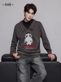 Arlecchino Impression Series Layered-Look Hoodie (6)