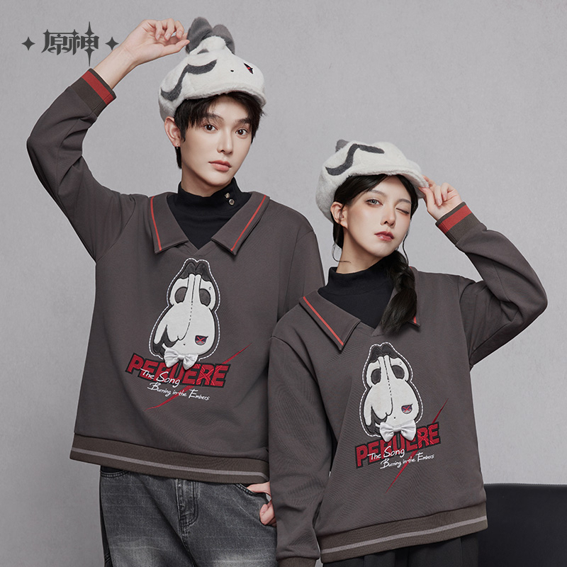 Arlecchino Impression Series Layered-Look Hoodie