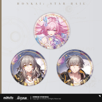 Character Portrait Series Tinplate Badge (Remembrance) - Hyacine, Robin · Summeretto, Aglaea, Castorice, Cyrene, Evernight, Trailblazer (3)