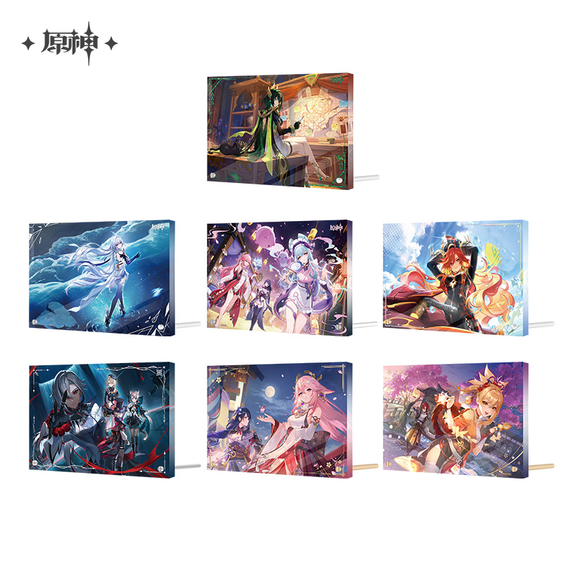 Genshin Impact Themed Series Thick Acrylic Ornament