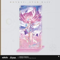 Character Portrait Series Flowing Glitter Acrylic Stand