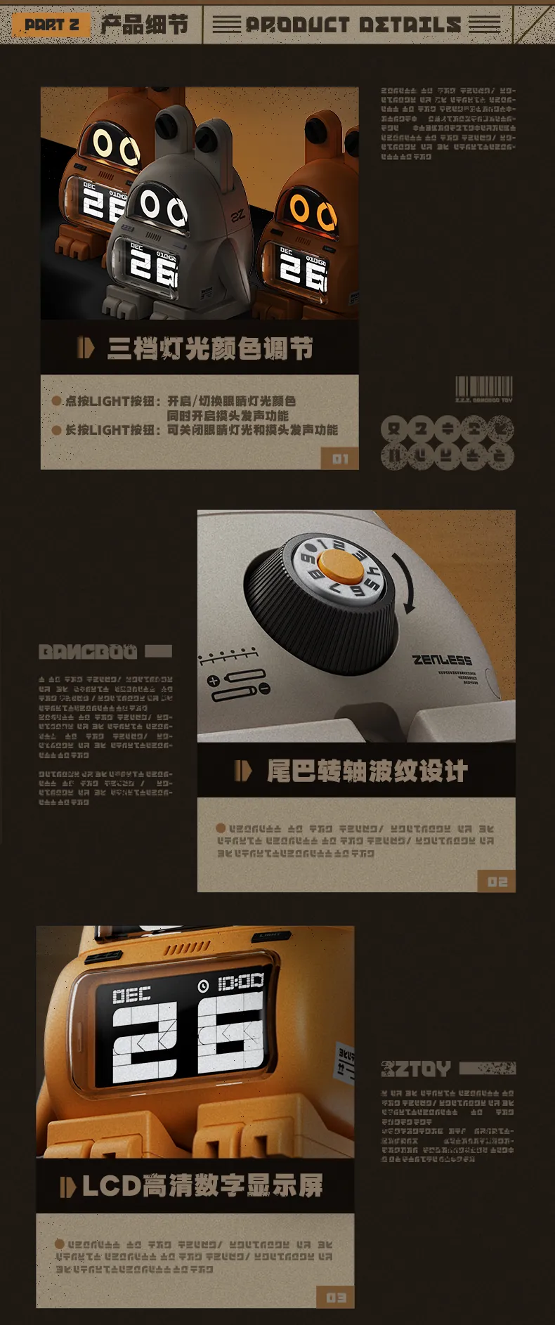 Zenless Zone Zero Enne Tabletop Series Bangboo Electronic Calendar Alarm Clock (Jan 2026) | Zenlesszonezero.toys