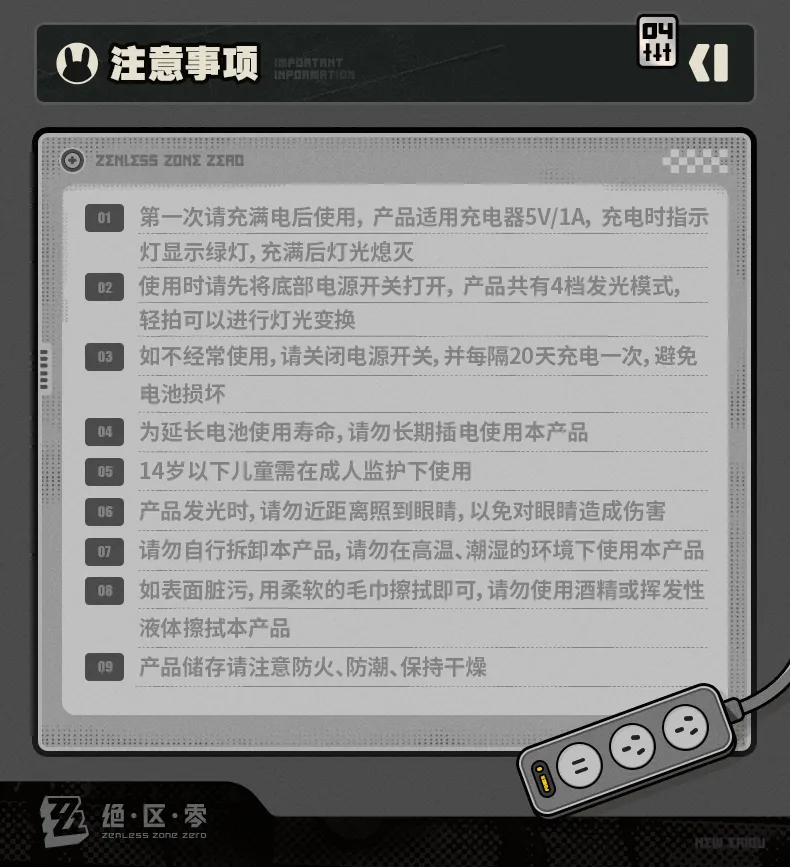 Zenless Zone Zero Eridu Premium Series Skull Gangster Bangboo Pat Light (Jan 2026)