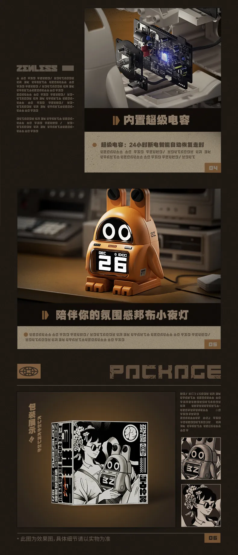 Zenless Zone Zero Enne Tabletop Series Bangboo Electronic Calendar Alarm Clock (Jan 2026) | Zenlesszonezero.toys