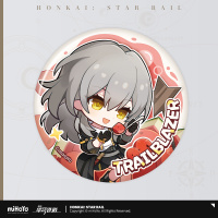 Fruity Summer Series Chibi Tinplate Badge - Mydei, Castorice, Trailblazer (4)