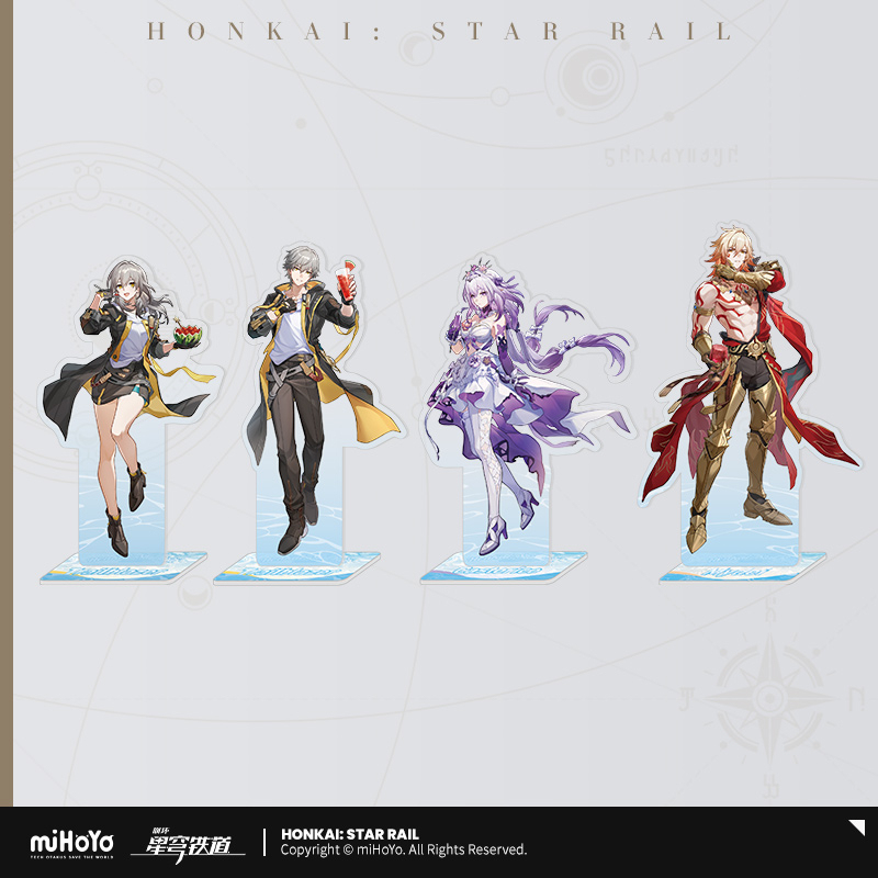 Fruity Summer Series Acrylic Stand - Mydei, Castorice, Trailblazer
