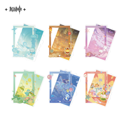 Genshin Impact Themed Series Acrylic Goods Display Frame