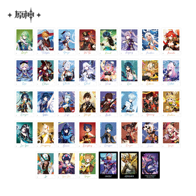 Genshin Impact Themed Series Character Collectible Card Gift Box