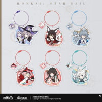 Kitty Series Acrylic Keychain (3)