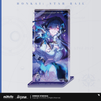 Light Cone Series Flowing Glitter Acrylic Stand