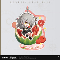 Fruity Summer Series Chibi Acrylic Charm & Stand - Mydei, Castorice, Trailblazer (4)