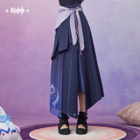 Citlali Impression Series Asymmetric Long Skirt (2)