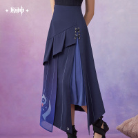 Citlali Impression Series Asymmetric Long Skirt (5)