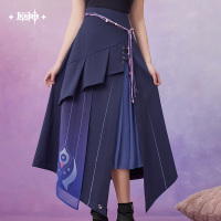 Citlali Impression Series Asymmetric Long Skirt (4)