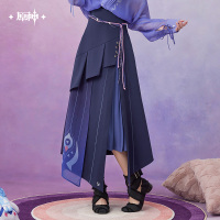 Citlali Impression Series Asymmetric Long Skirt (3)
