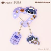 Heart Acrylic Buckle (恋恋café豆·为泥而来系列) (6)
