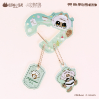 Heart Acrylic Buckle (恋恋café豆·为泥而来系列) (5)