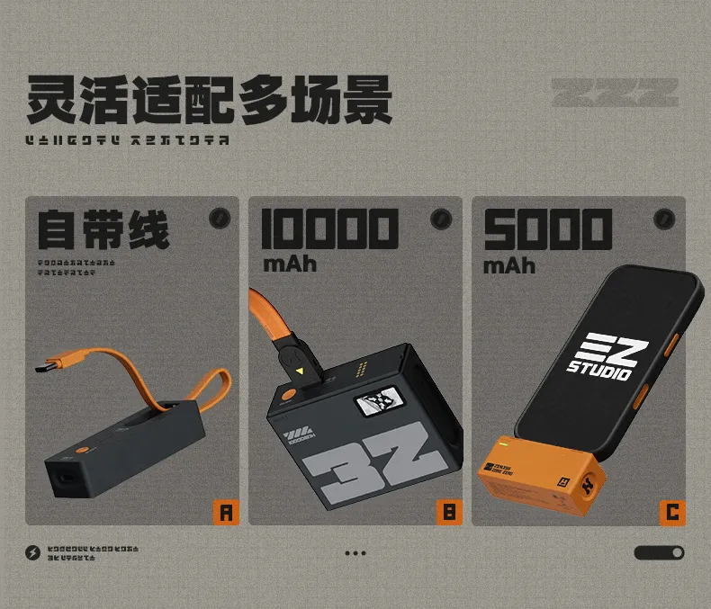 Zenless Zone Zero Expandable Modular Fast-charging Power Bank | Zenlesszonezero.toys